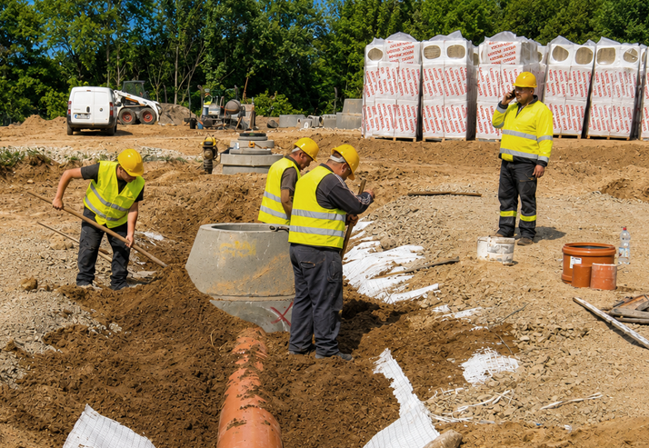 Korábbi munkáink – közműépítési projekt